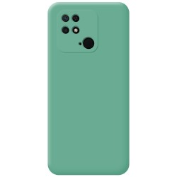 Funda Silicona Líquida Ultra Suave para Xiaomi Redmi 10C color Verde