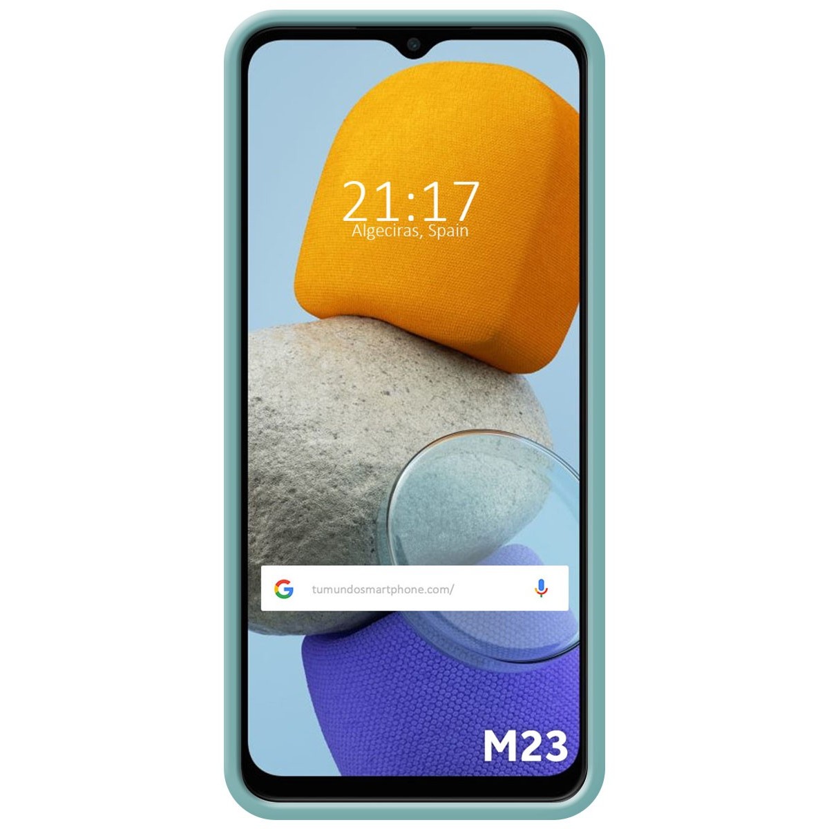 Funda Silicona Líquida Ultra Suave para Samsung Galaxy M23 5G color Azul