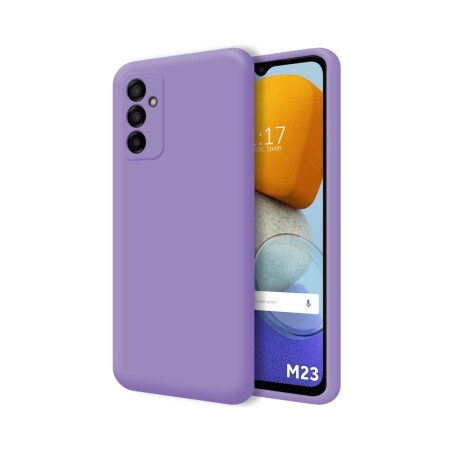 Funda Silicona Líquida Ultra Suave para Samsung Galaxy M23 5G color Morada