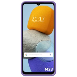 Funda Silicona Líquida Ultra Suave para Samsung Galaxy M23 5G color Morada
