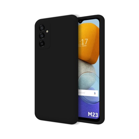 Funda Silicona Líquida Ultra Suave para Samsung Galaxy M23 5G color Negra
