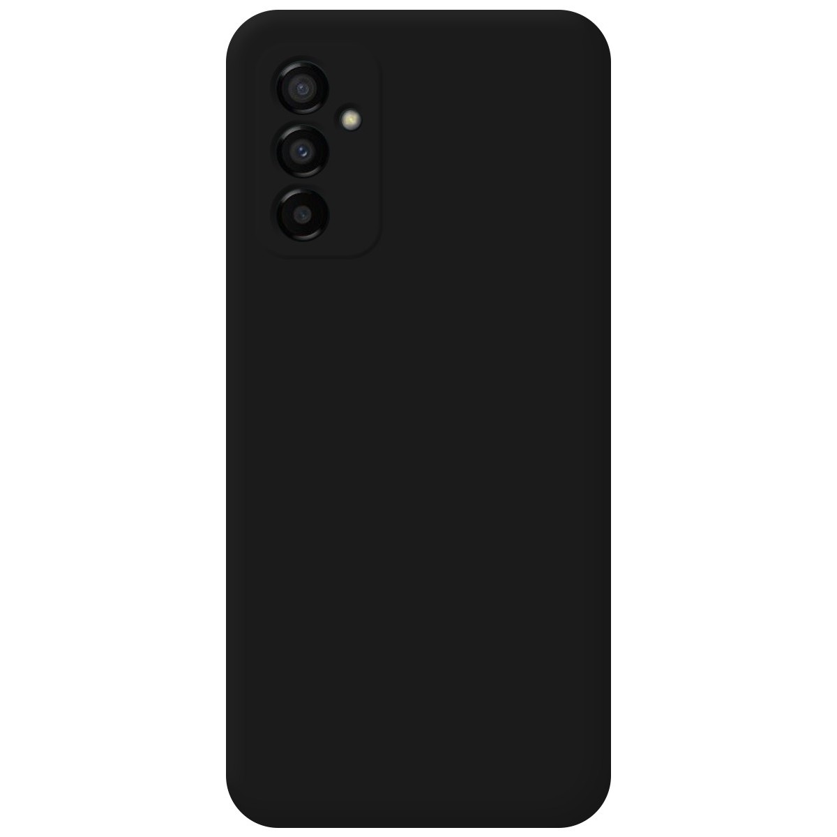 Funda Silicona Líquida Ultra Suave para Samsung Galaxy M23 5G color Negra