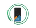 Personaliza tu Funda Colgante Transparente para Samsung Galaxy A03 con Cordon Verde Agua Dibujo Personalizada