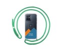 Personaliza tu Funda Colgante Transparente para Vivo Y55 5G con Cordon Verde Agua Dibujo Personalizada