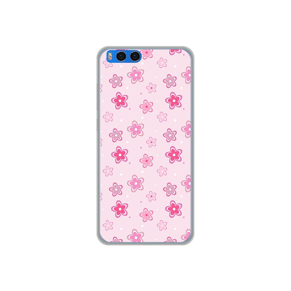 Funda Gel Tpu para Xiaomi Mi Note 3 5.5" Diseño Flores Dibujos