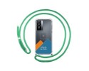 Personaliza tu Funda Colgante Transparente para Vivo Y76 5G con Cordon Verde Agua Dibujo Personalizada