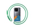 Personaliza tu Funda Colgante Transparente para Xiaomi Redmi 10C con Cordon Verde Agua Dibujo Personalizada