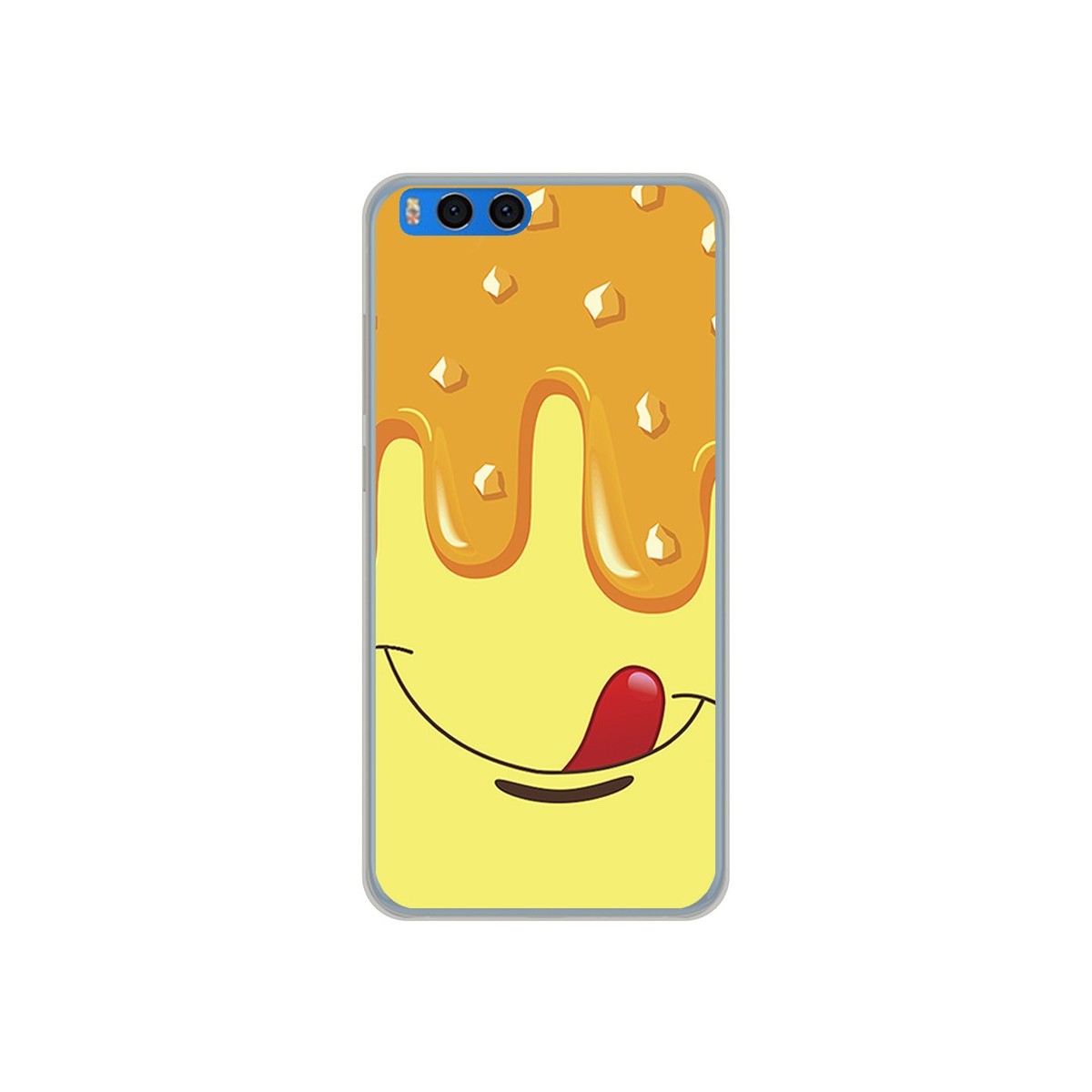 Funda Gel Tpu para Xiaomi Mi Note 3 5.5"" Diseño Helado Vainilla Dibujos