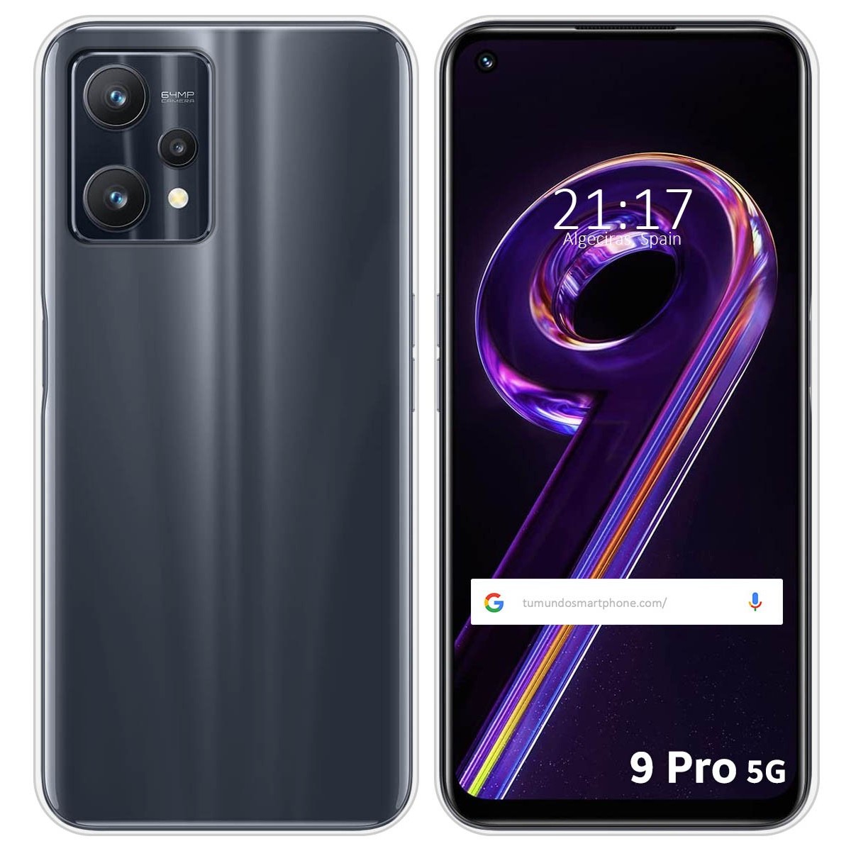 Funda Silicona Gel TPU Transparente para Realme 9 Pro 5G