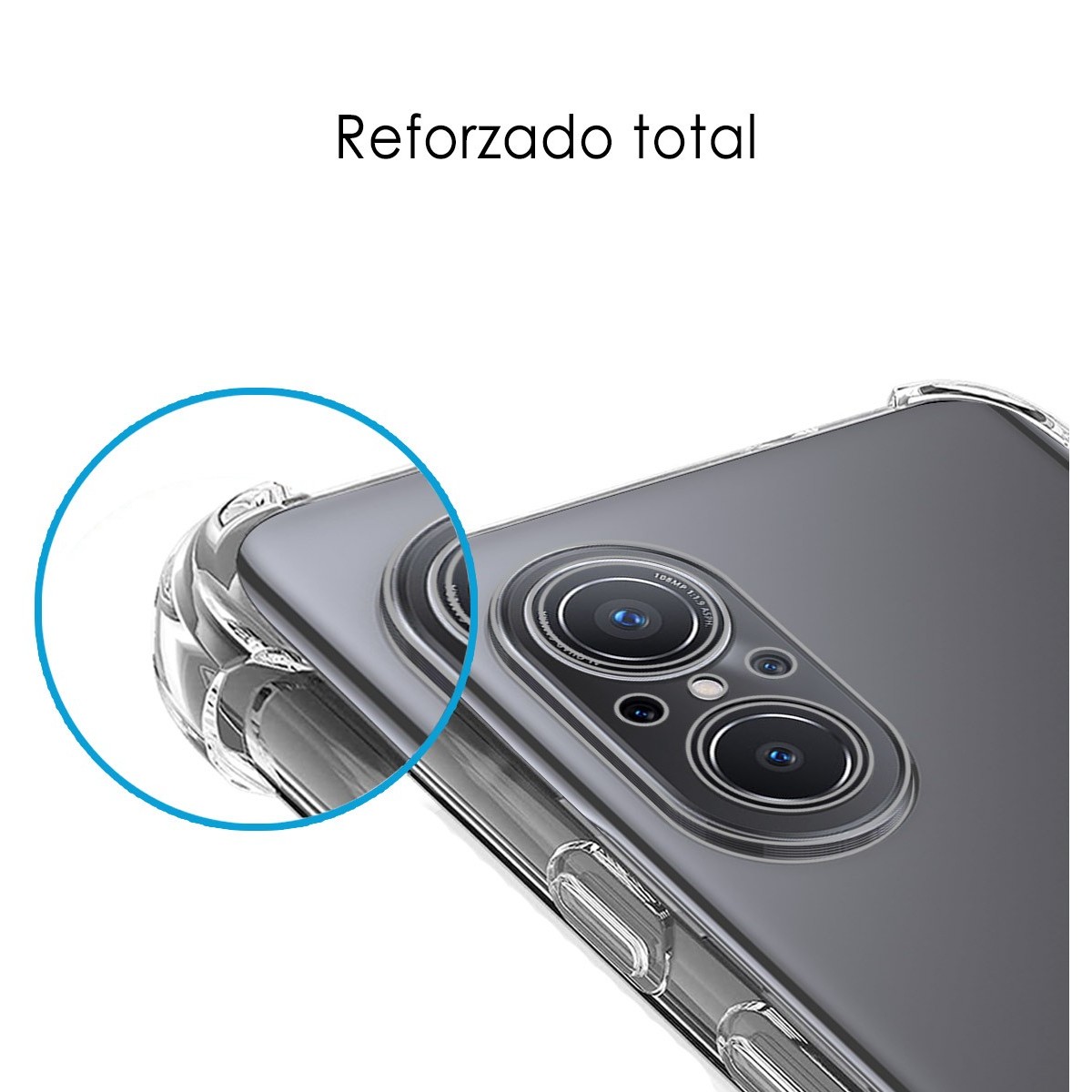 Funda Silicona Antigolpes Transparente para Huawei Nova 9 SE