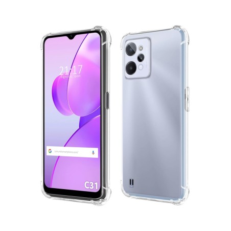 Funda Silicona Antigolpes Transparente para Realme C31