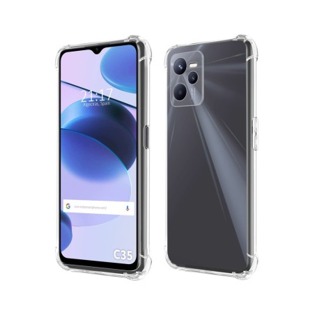 Funda Silicona Antigolpes Transparente para Realme C35