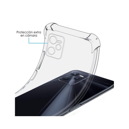 Funda Silicona Antigolpes Transparente para Realme C35