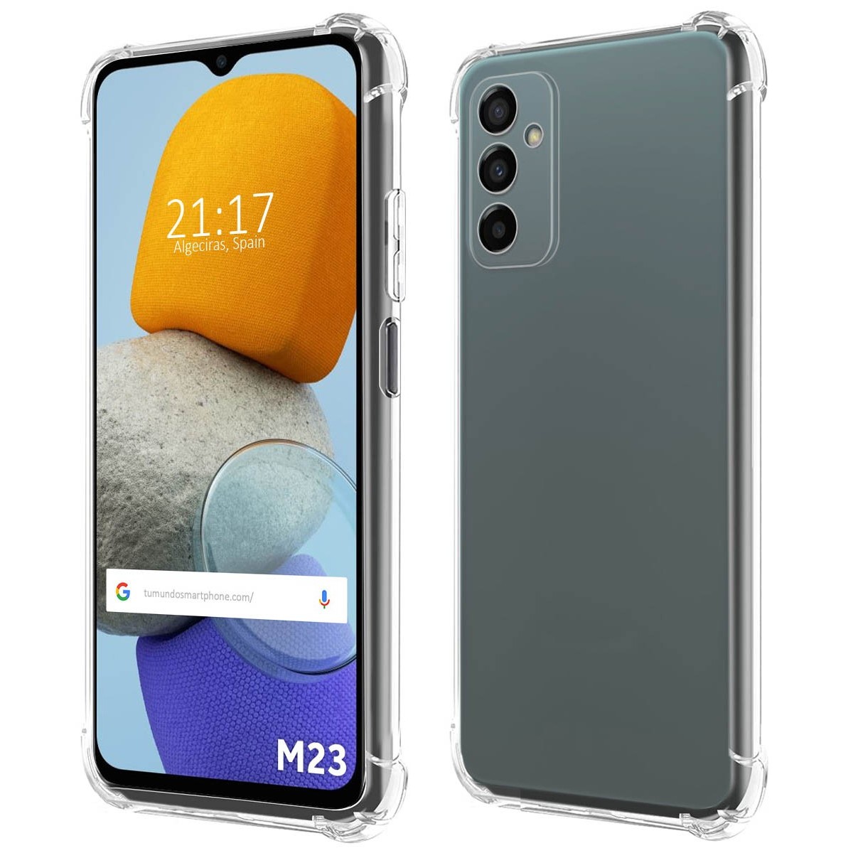 Funda Silicona Antigolpes Transparente para Samsung Galaxy M23 5G