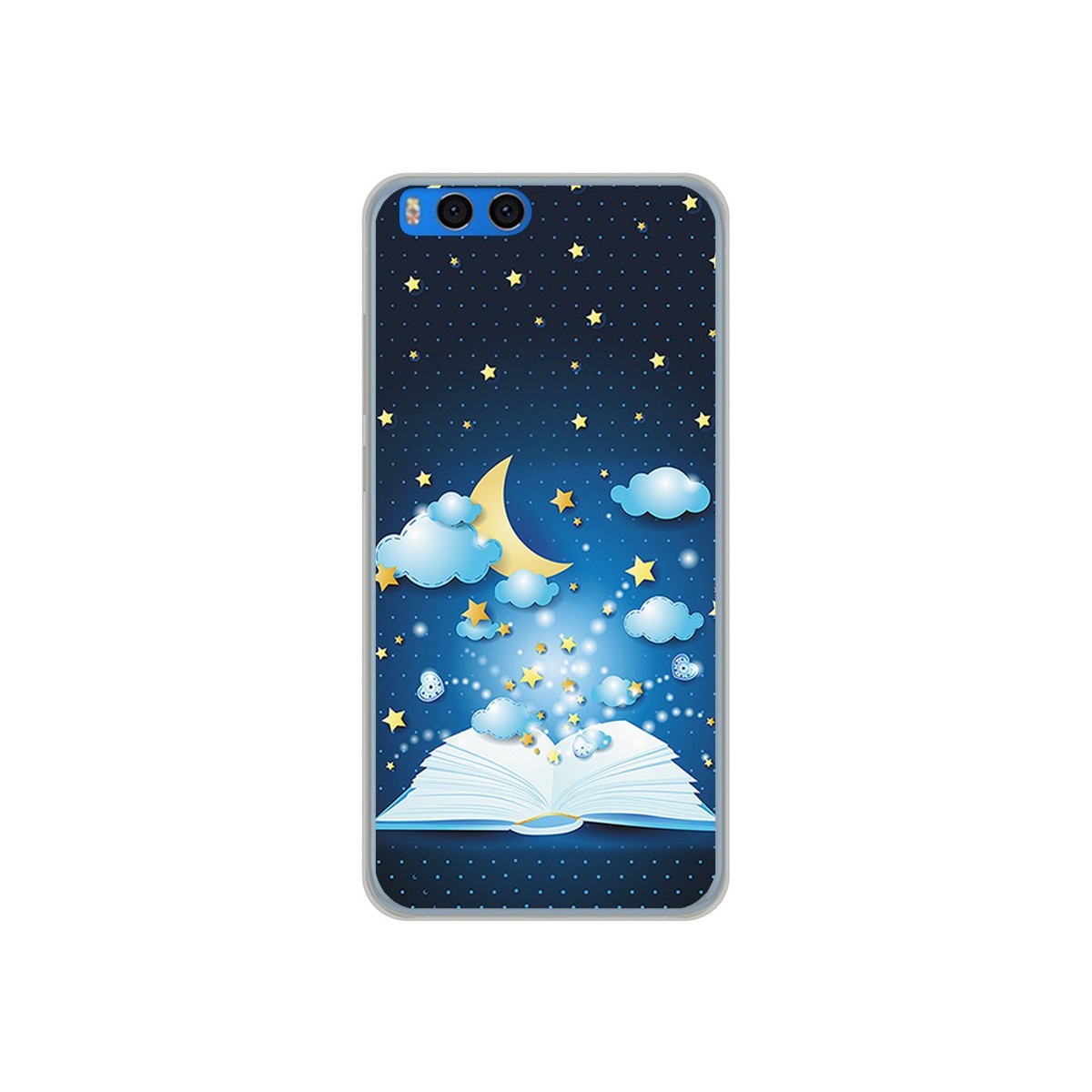 Funda Gel Tpu para Xiaomi Mi Note 3 5.5 Diseño Libro Cuentos Dibujos