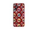 Funda Silicona Líquida Roja para Realme C35 diseño Catrina Dibujos
