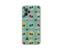 Funda Silicona Líquida Verde para Realme C35 diseño Catrina Dibujos