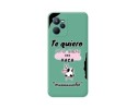 Funda Silicona Líquida Verde para Realme C35 diseño Vaca Dibujos
