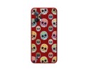 Funda Silicona Líquida Roja para Realme C31 diseño Catrina Dibujos