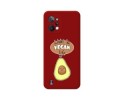 Funda Silicona Líquida Roja para Realme C31 diseño Vegan Life Dibujos