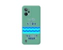Funda Silicona Líquida Verde para Realme C31 diseño Agua Dibujos