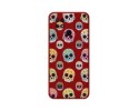 Funda Silicona Líquida Roja para Xiaomi Redmi 10C diseño Catrina Dibujos