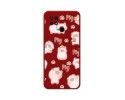 Funda Silicona Líquida Roja para Xiaomi Redmi 10C diseño Cerdos Dibujos