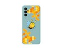Funda Silicona Líquida Azul para Samsung Galaxy M23 5G diseño Abeja Dibujos