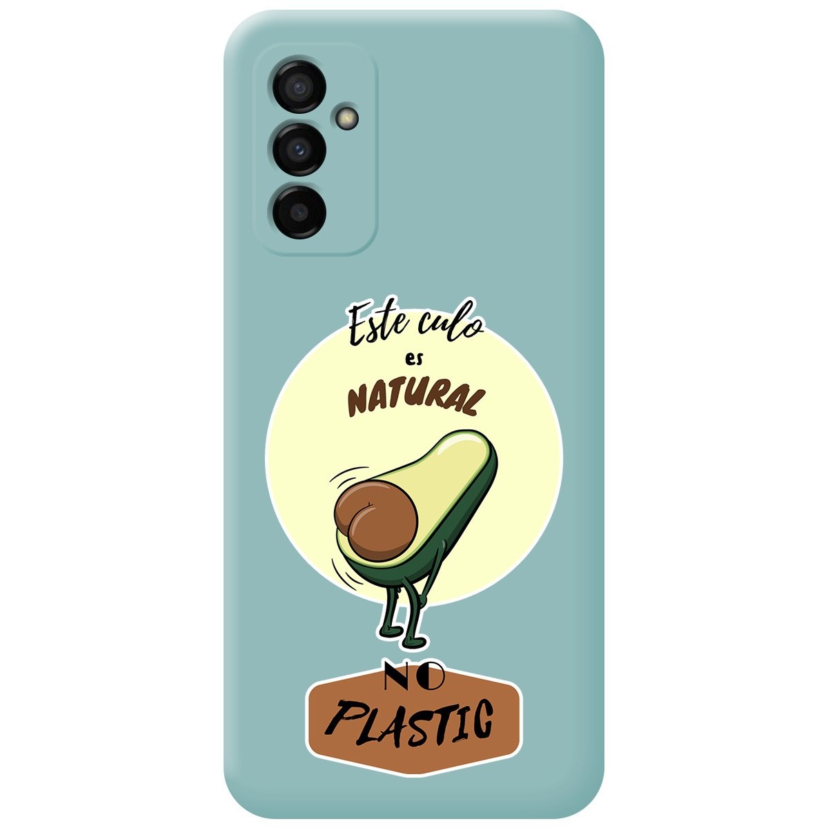 Funda Silicona Líquida Azul para Samsung Galaxy M23 5G diseño Culo Natural Dibujos