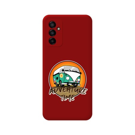 Funda Silicona Líquida Roja para Samsung Galaxy M23 5G diseño Adventure Time Dibujos