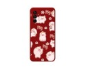 Funda Silicona Líquida Roja para Samsung Galaxy M23 5G diseño Cerdos Dibujos
