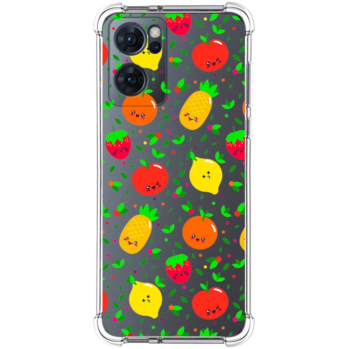 Funda Silicona Antigolpes para Oppo Find X5 Lite 5G diseño Frutas 01 Dibujos