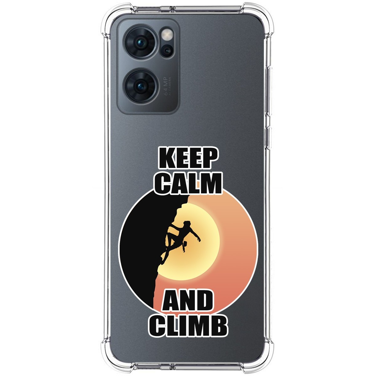 Funda Silicona Antigolpes para Oppo Find X5 Lite 5G diseño Mujer Escalada Dibujos