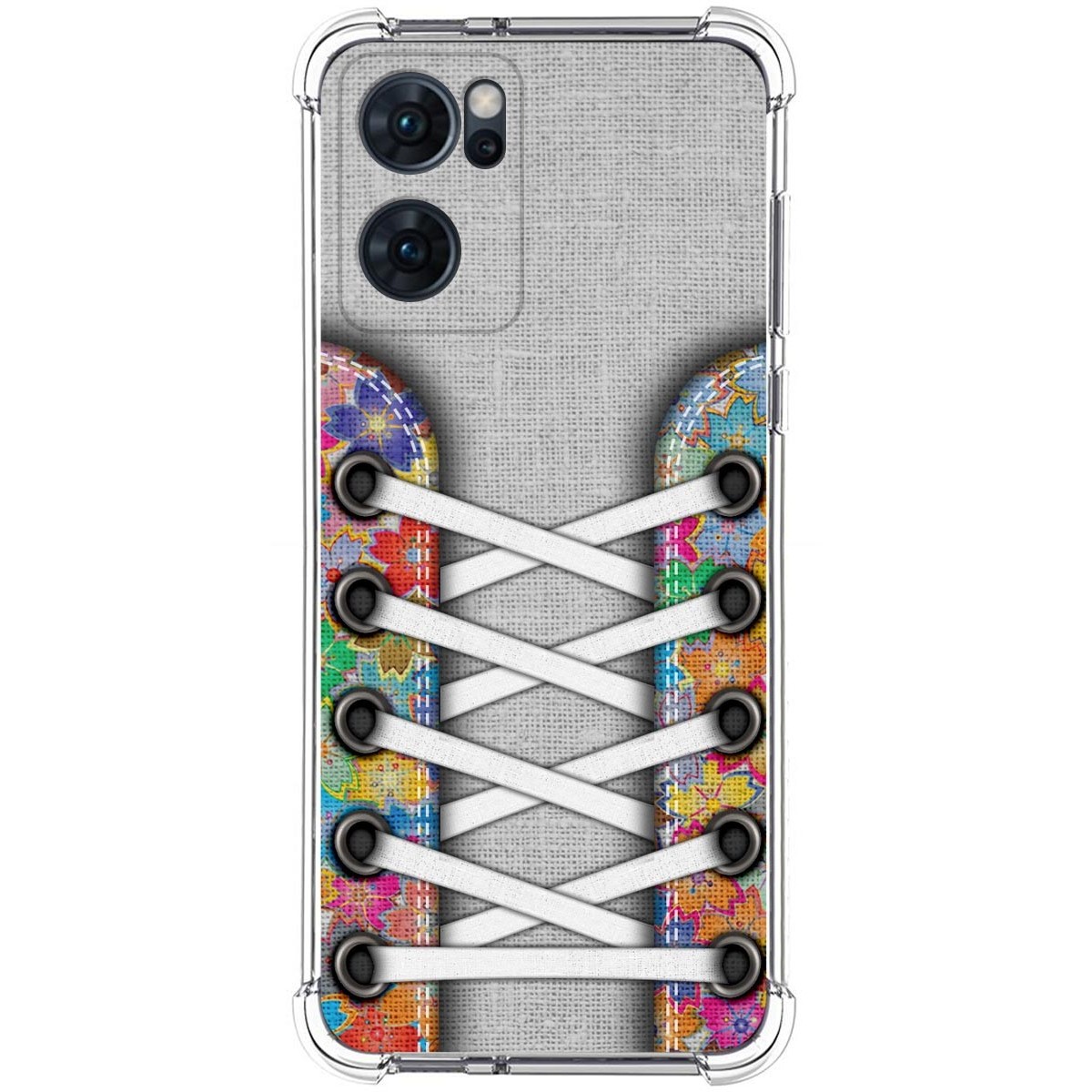 Funda Silicona Antigolpes para Oppo Find X5 Lite 5G diseño Zapatillas 04 Dibujos