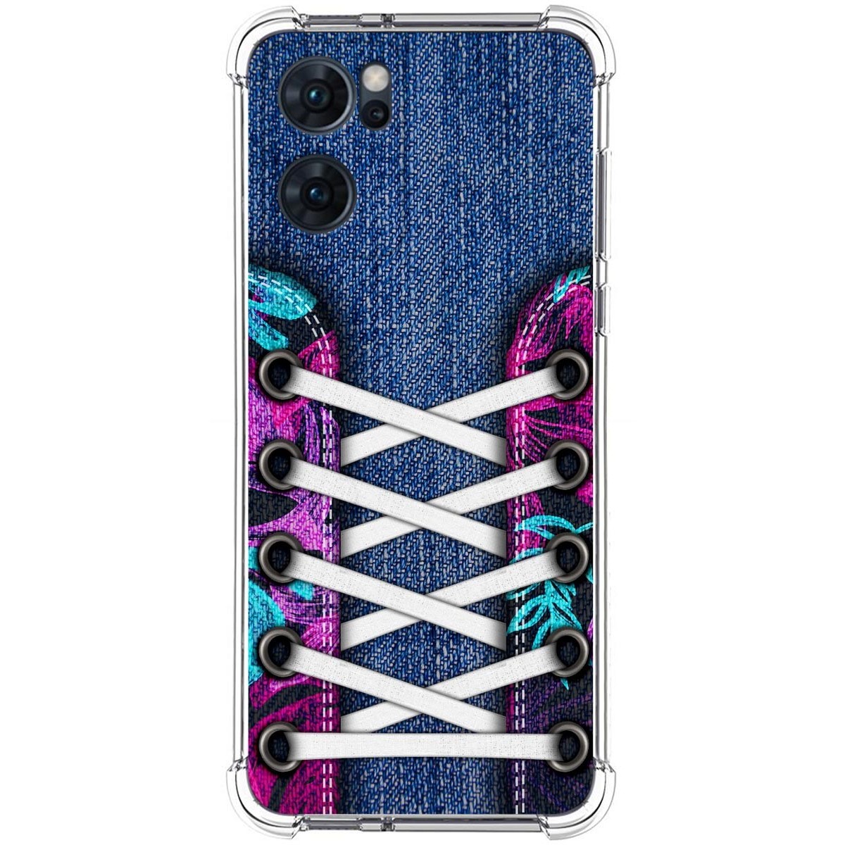 Funda Silicona Antigolpes para Oppo Find X5 Lite 5G diseño Zapatillas 06 Dibujos