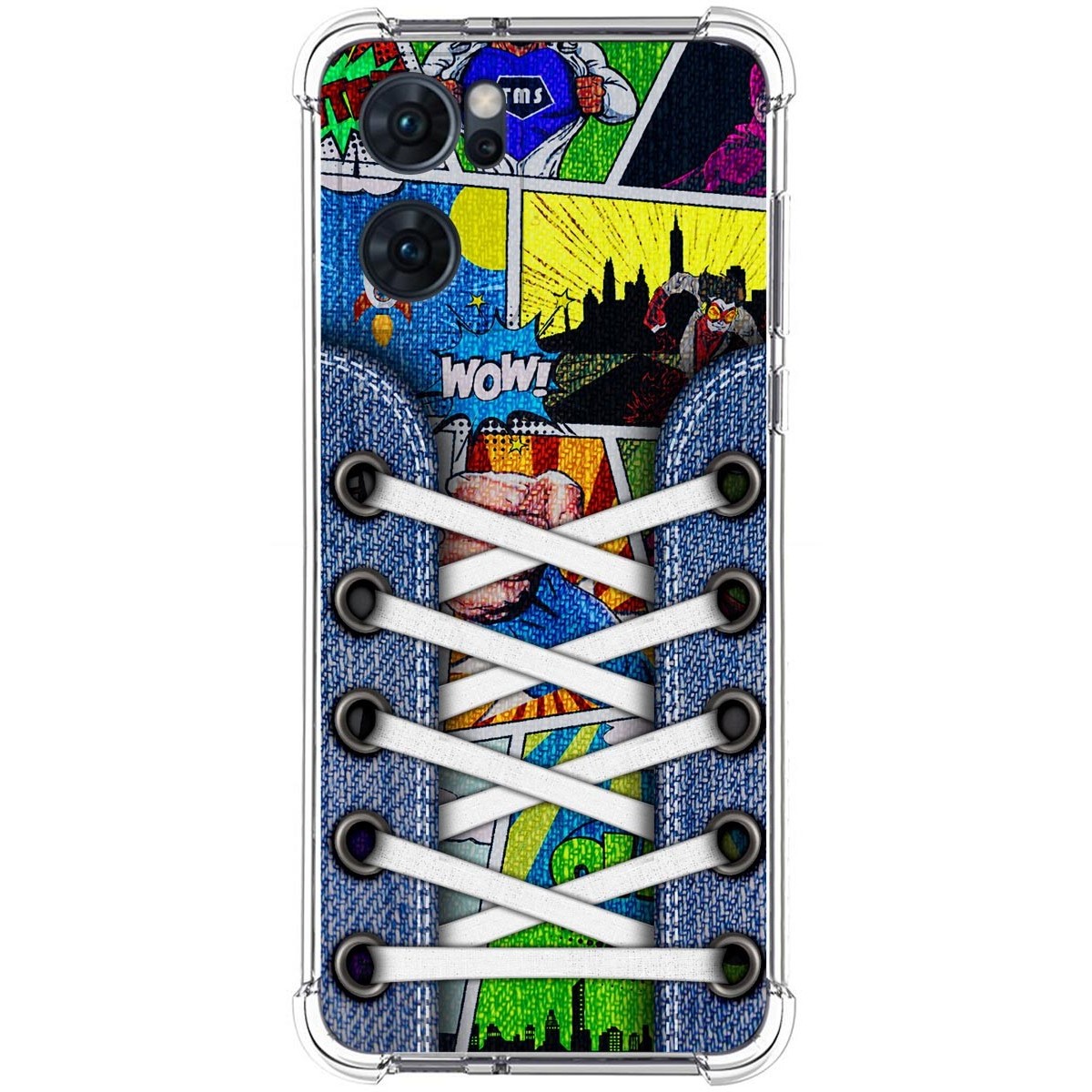 Funda Silicona Antigolpes para Oppo Find X5 Lite 5G diseño Zapatillas 14 Dibujos