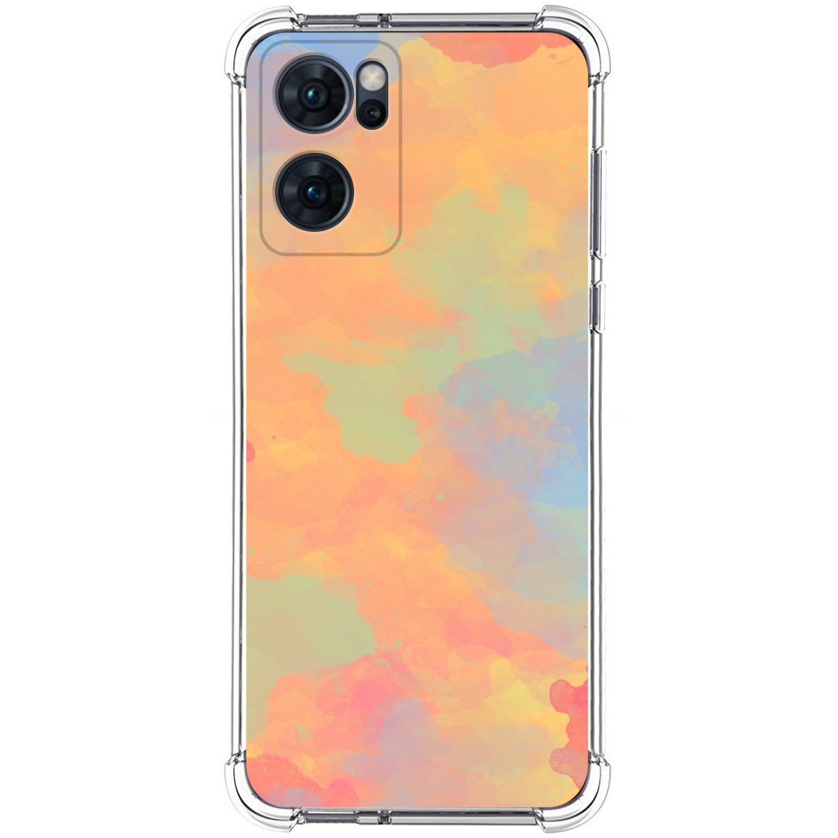 Funda Silicona Antigolpes para Oppo Find X5 Lite 5G diseño Acuarela 08 Dibujos
