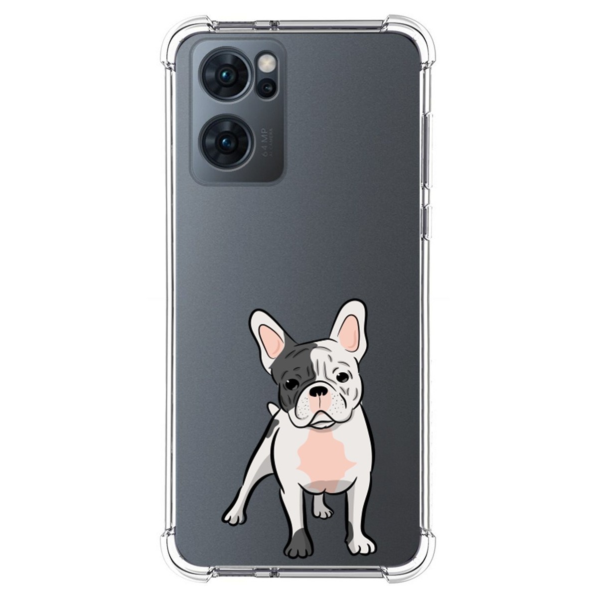 Funda Silicona Antigolpes para Oppo Find X5 Lite 5G diseño Perros 06 Dibujos
