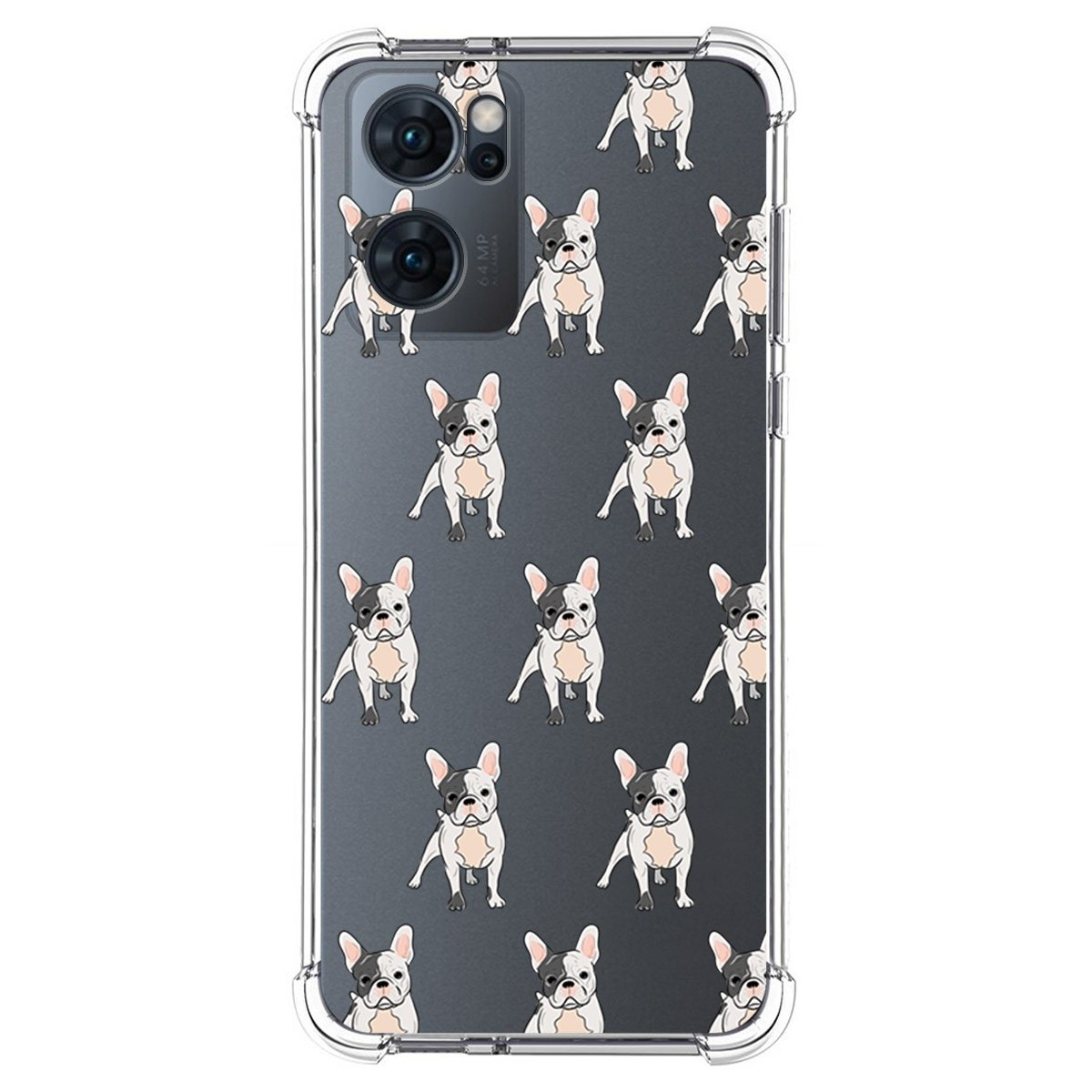 Funda Silicona Antigolpes para Oppo Find X5 Lite 5G diseño Perros 12 Dibujos
