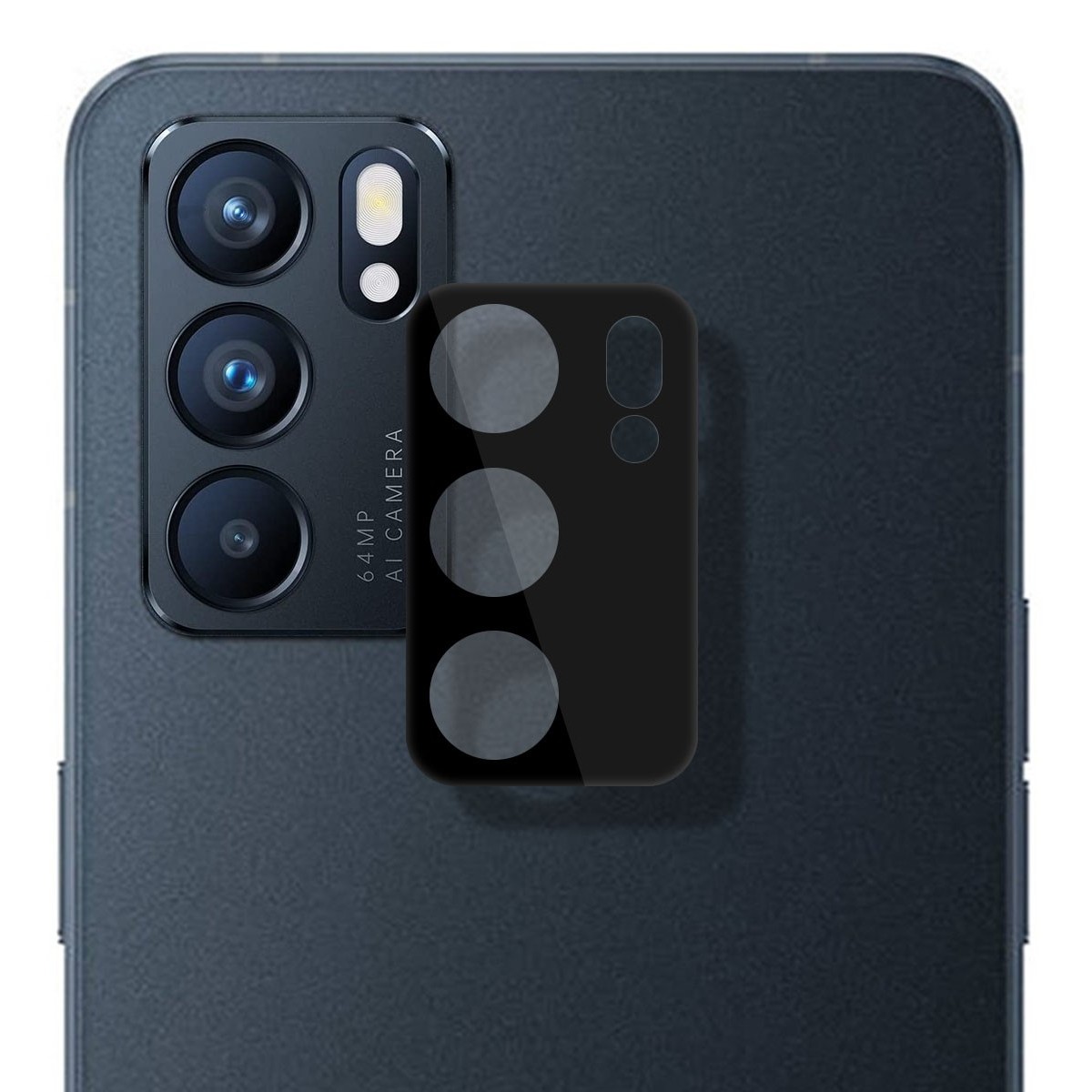 Protector Cristal Templado Cámara Trasera para Oppo Reno 6 5G Vidrio