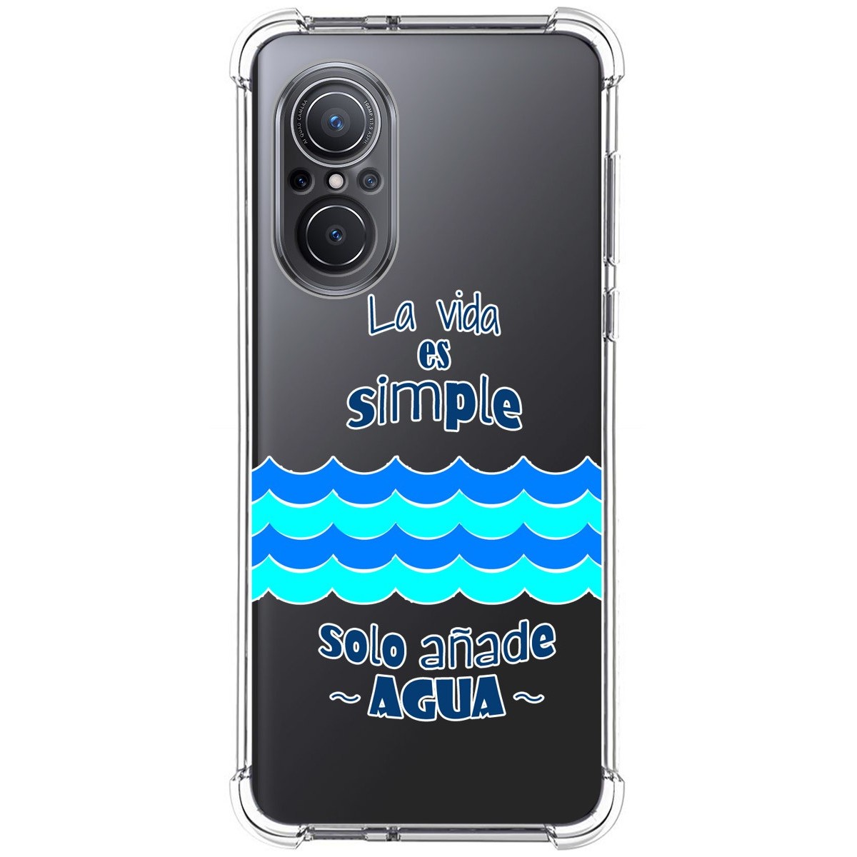 Funda Silicona Antigolpes para Huawei Nova 9 SE diseño Agua Dibujos