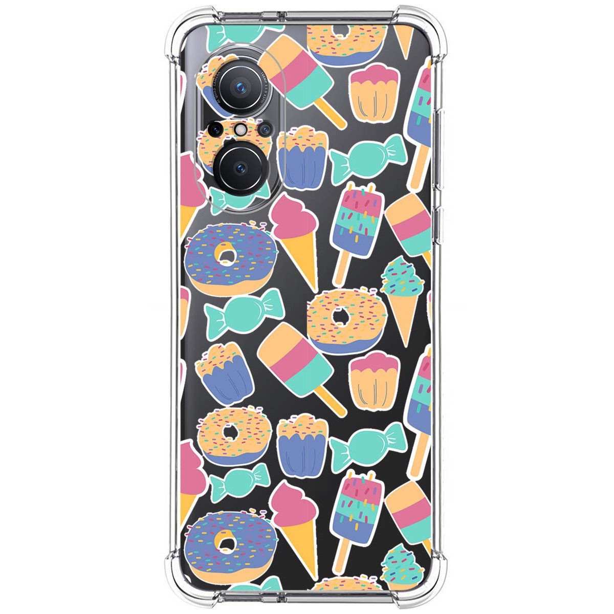 Funda Silicona Antigolpes para Huawei Nova 9 SE diseño Dulces 02 Dibujos