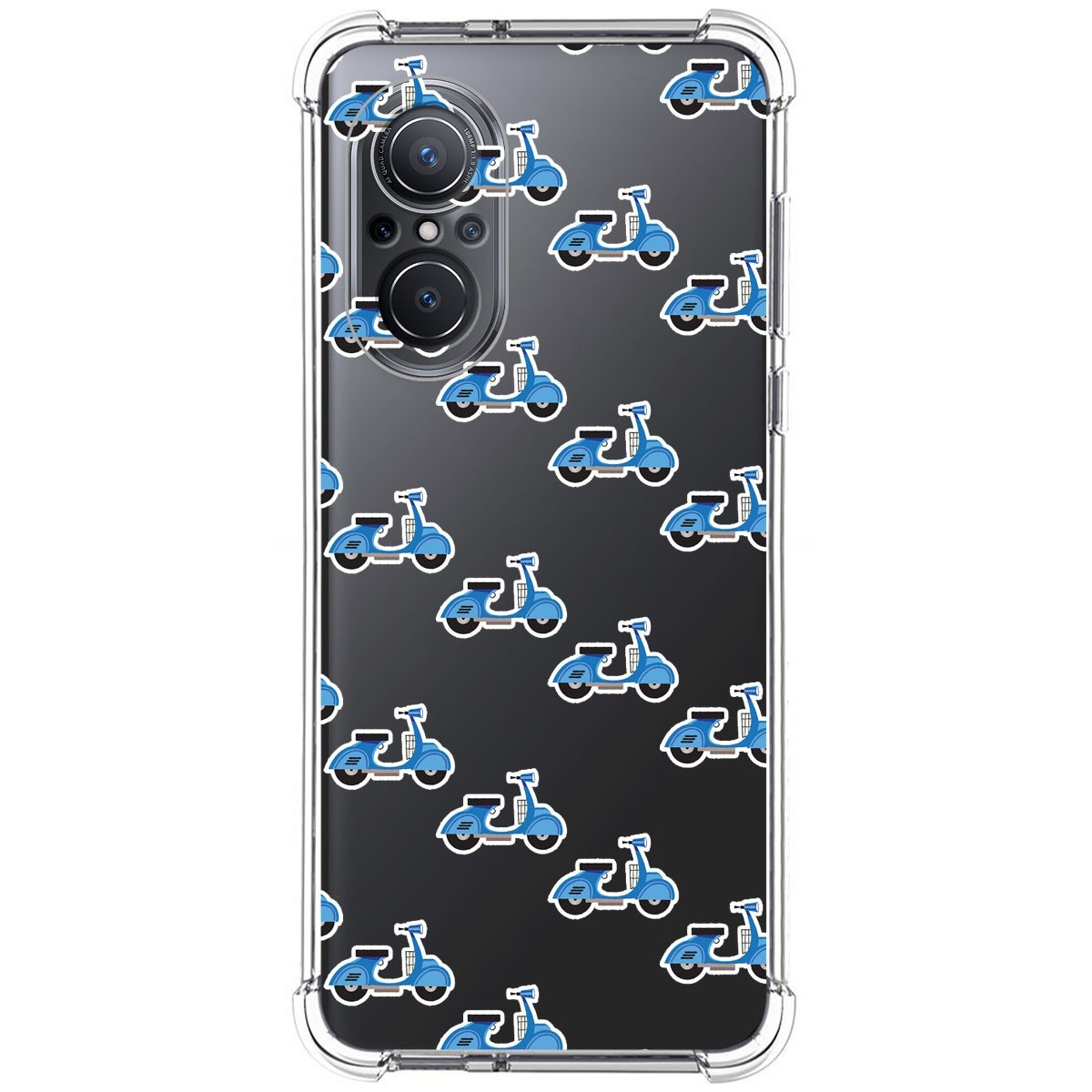 Funda Silicona Antigolpes para Huawei Nova 9 SE diseño Scooter Dibujos