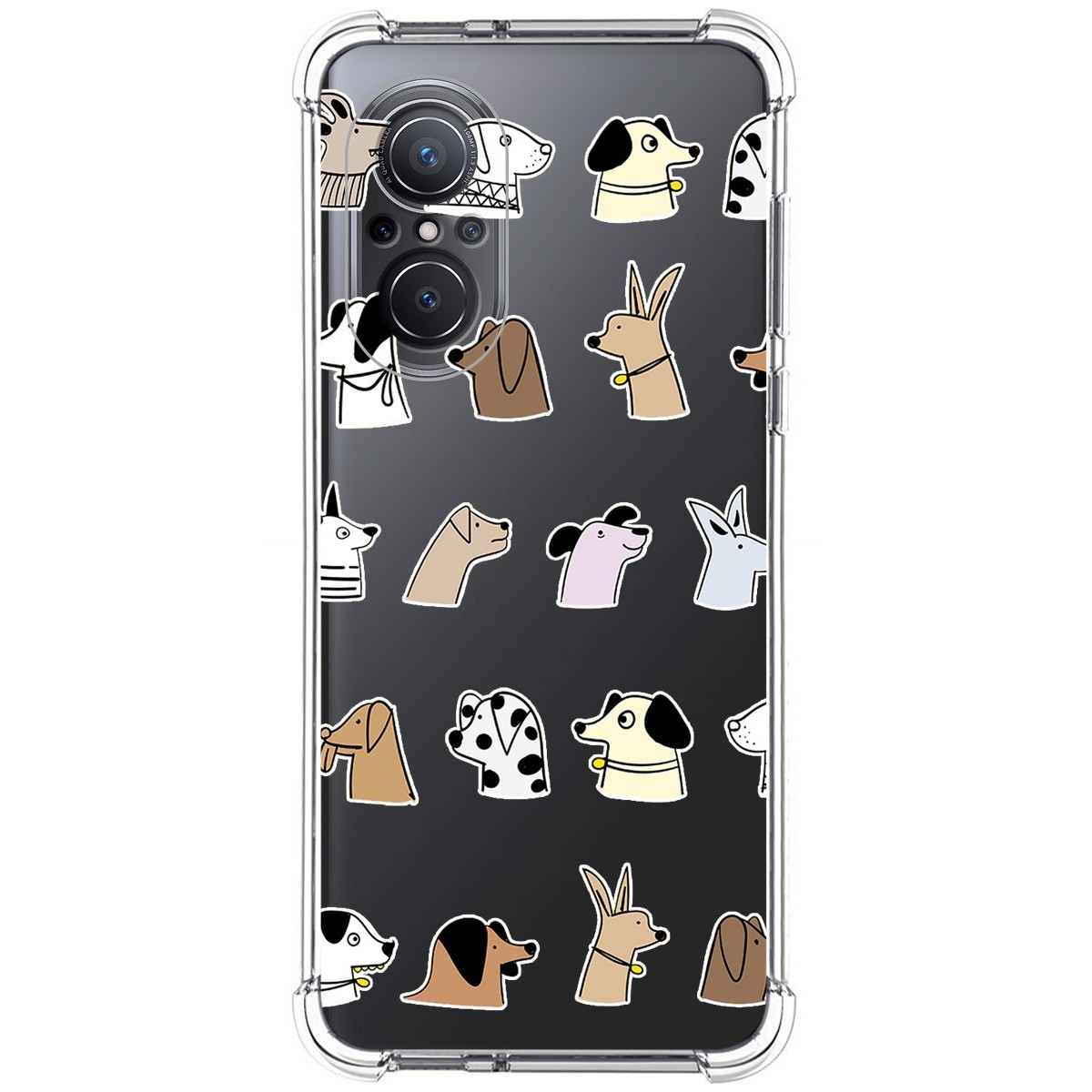 Funda Silicona Antigolpes para Huawei Nova 9 SE diseño Perros Dibujos