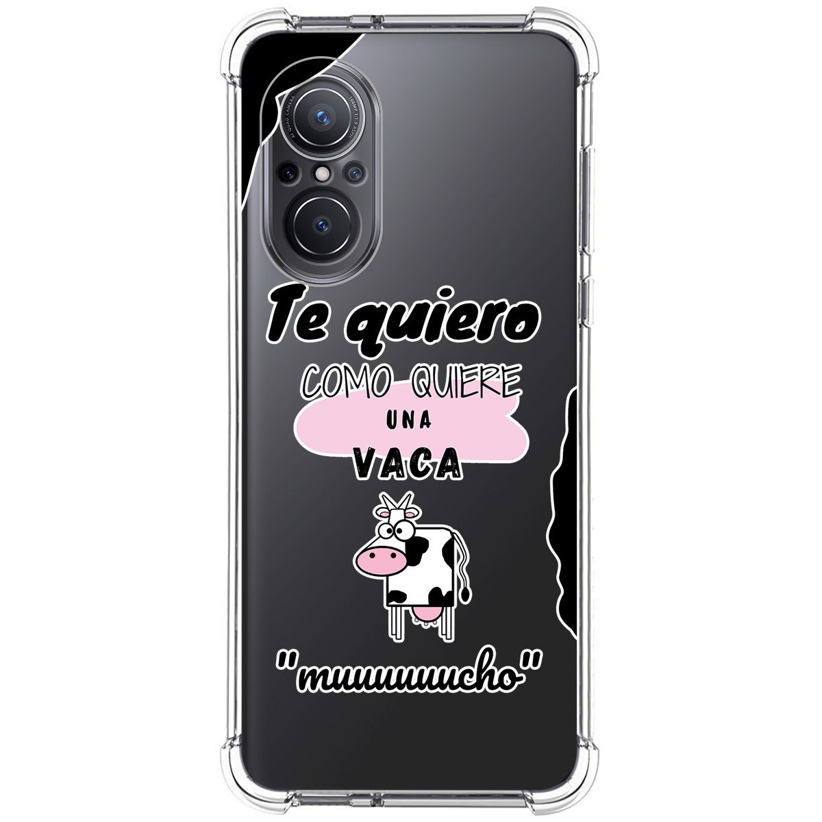 Funda Silicona Antigolpes para Huawei Nova 9 SE diseño Vaca Dibujos