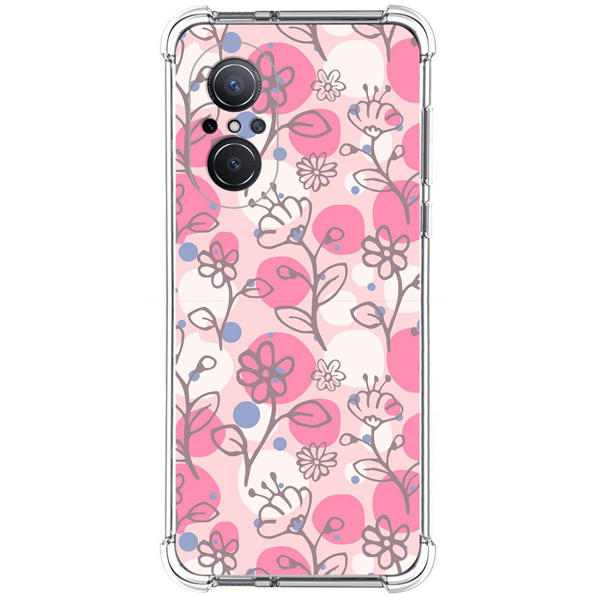 Funda Silicona Antigolpes para Huawei Nova 9 SE diseño Flores 07 Dibujos