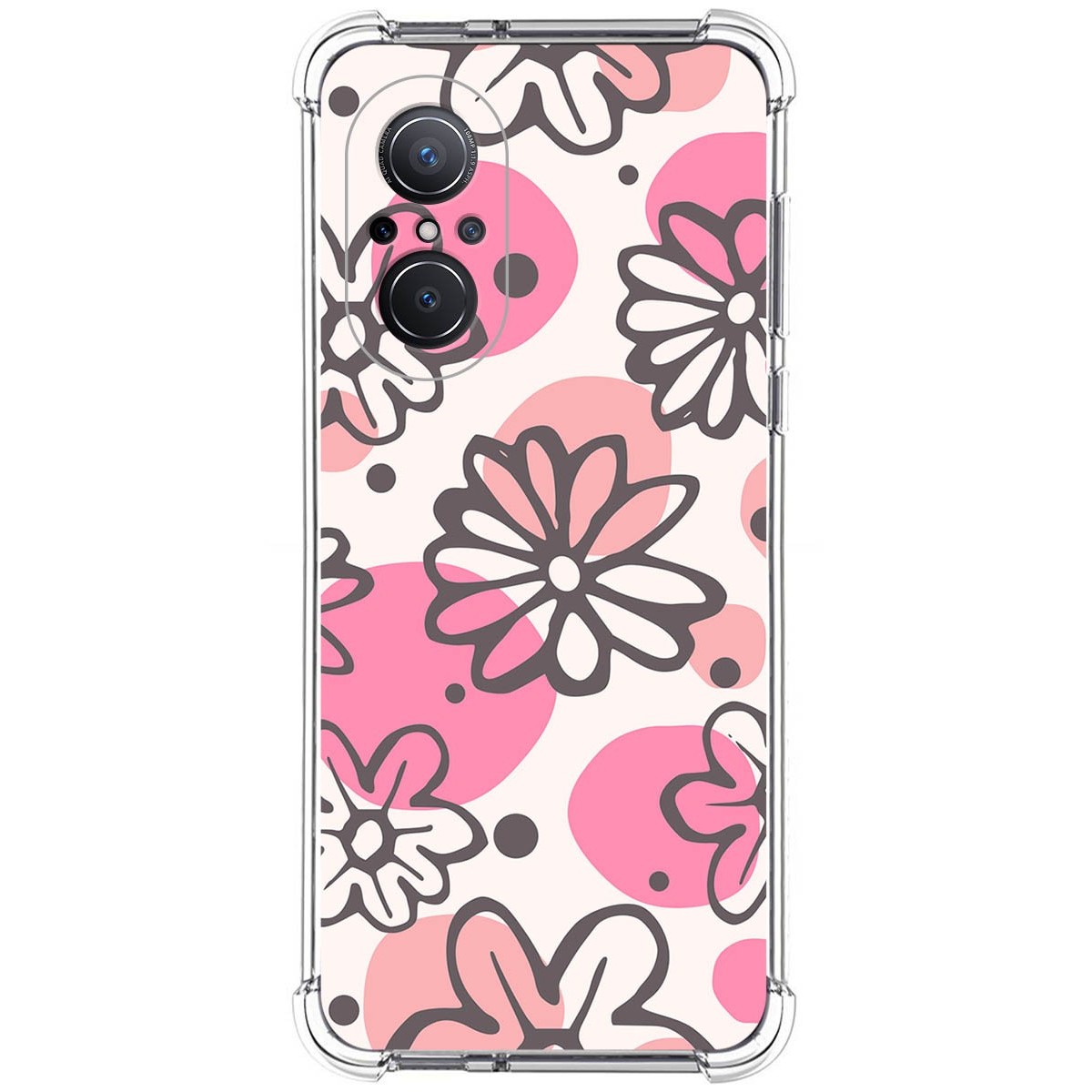 Funda Silicona Antigolpes para Huawei Nova 9 SE diseño Flores 09 Dibujos