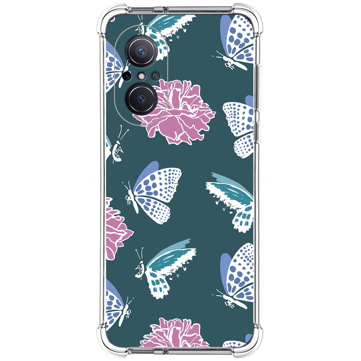 Funda Silicona Antigolpes para Huawei Nova 9 SE diseño Flores 10 Dibujos