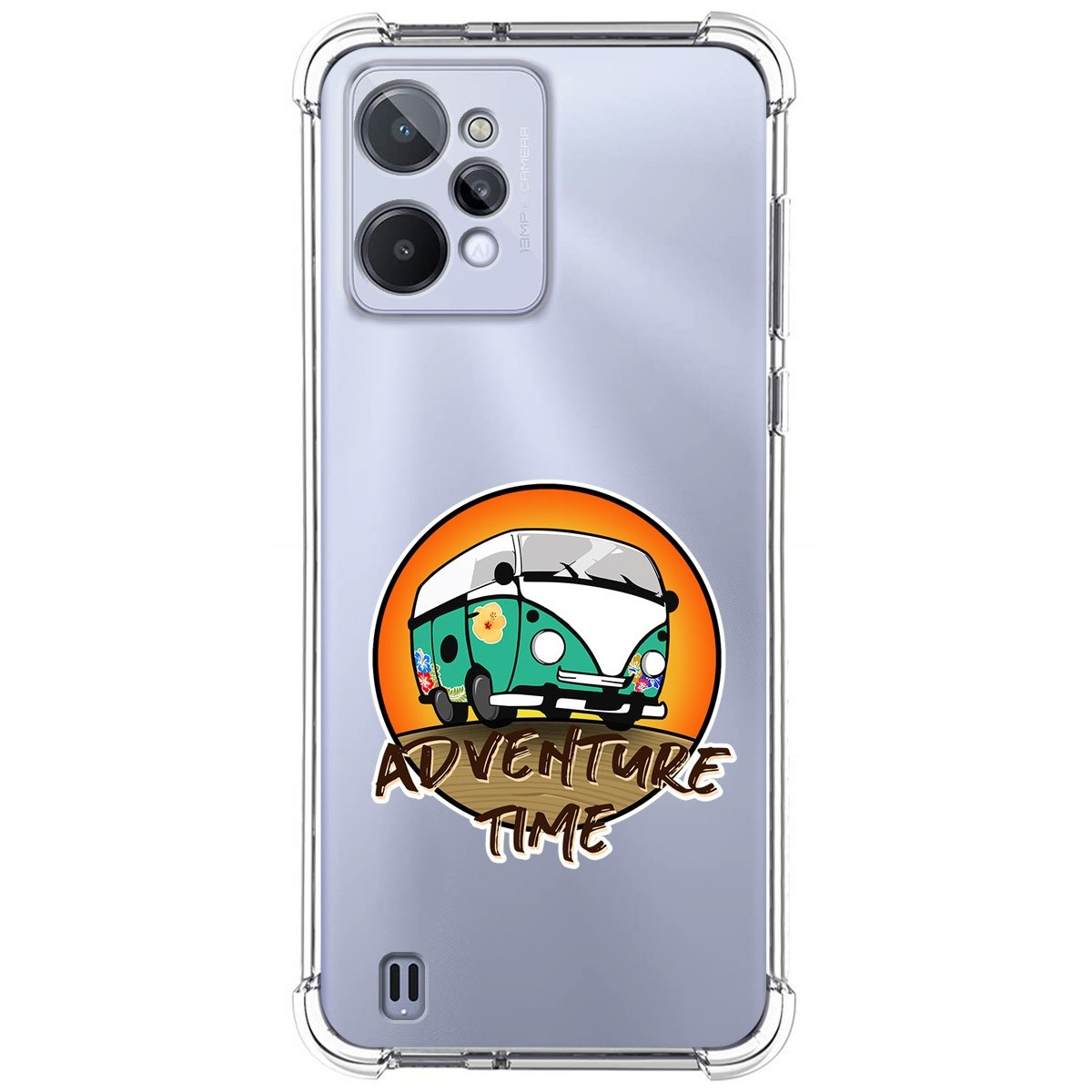 Funda Silicona Antigolpes para Realme C31 diseño Adventure Time Dibujos