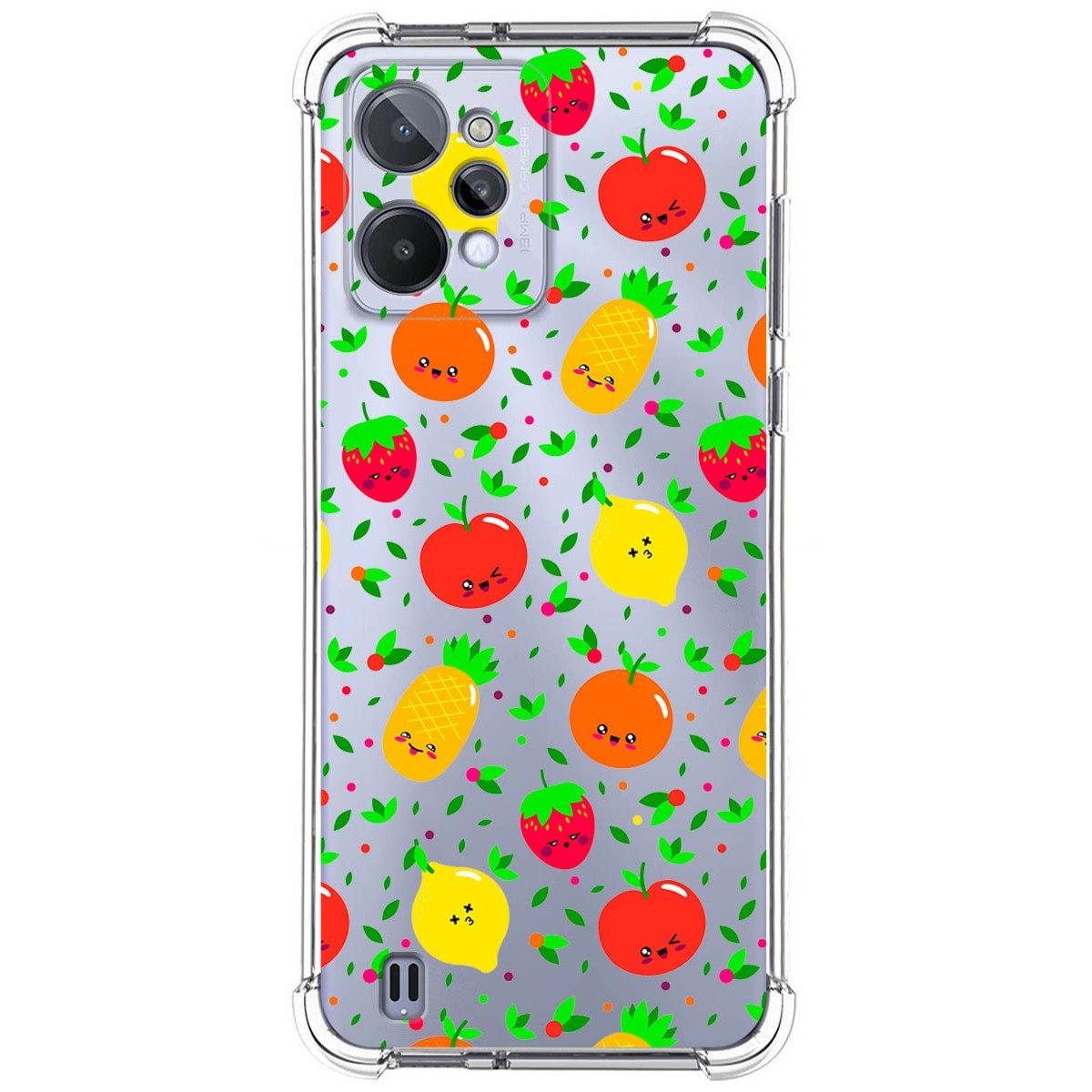 Funda Silicona Antigolpes para Realme C31 diseño Frutas 01 Dibujos